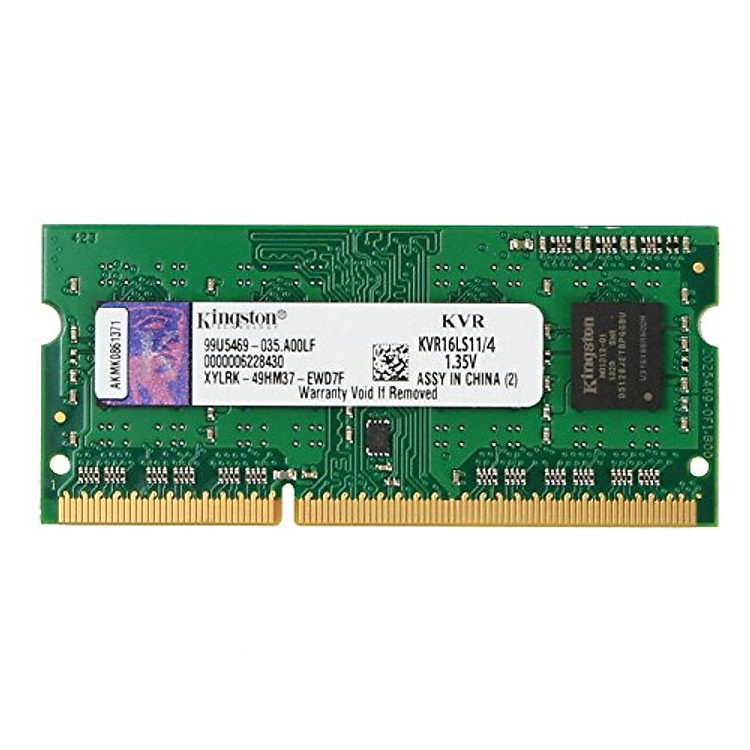 RAM Laptop Kingston 8GB DDR3L-1600 SODIMM 1.35V - KVR16LS11/8 - Hàng Chính Hãng