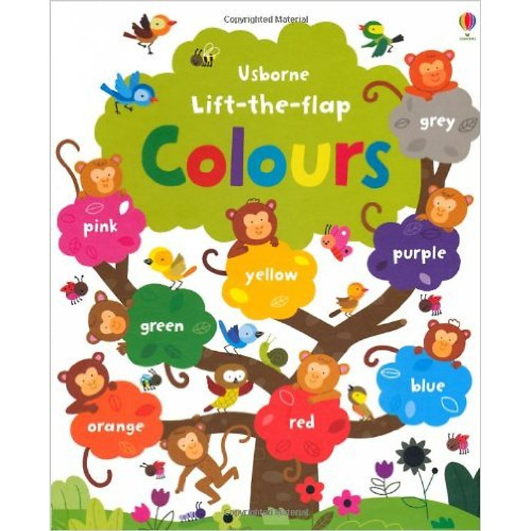 Sách Usborne Lift-the-Flap Colours