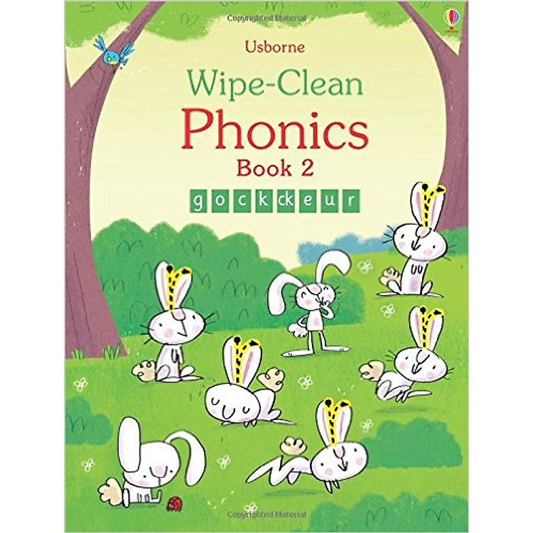 Sách tẩy xóa tiếng Anh - Usborne Wipe-Clean Phonics Book 2