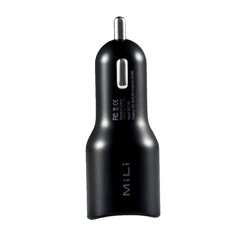 Sạc Xe Hơi Mili Power Smart 4.8 (HC-C24) 2 Cổng USB - Hàng Chính Hãng