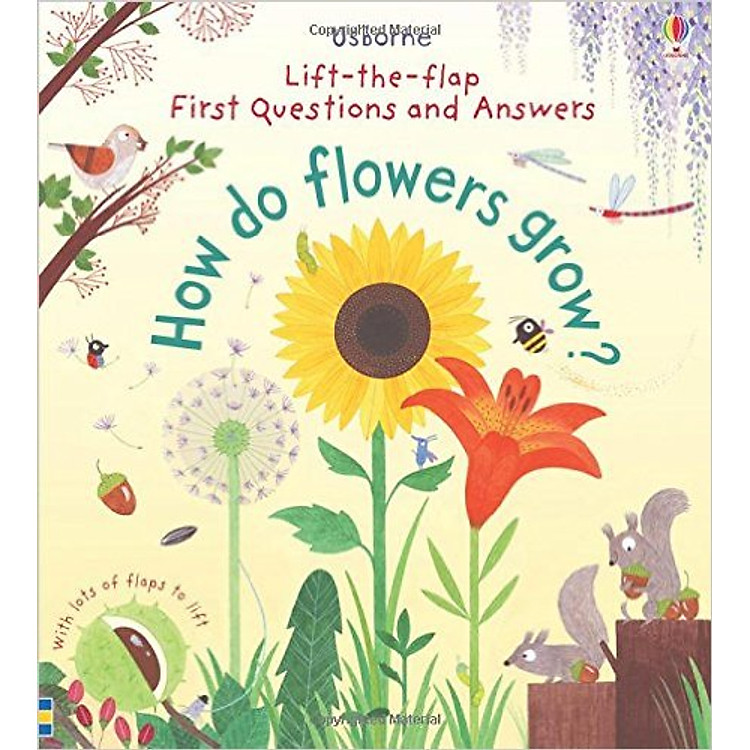 Sách Usborne How do flowers grow?
