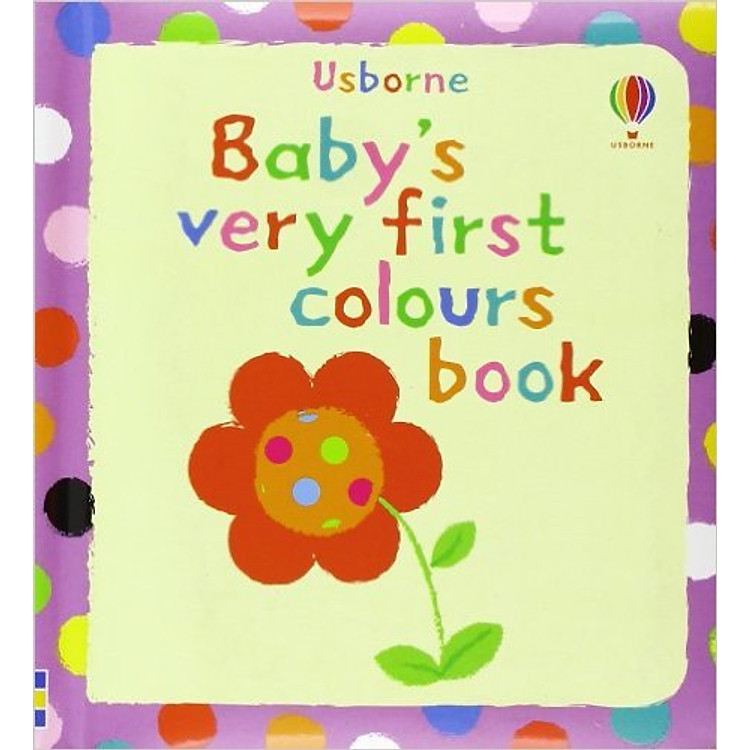 Sách Usborne Baby's very first colours