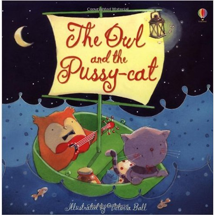 Sách Usborne The Owl and the Pussy-cat