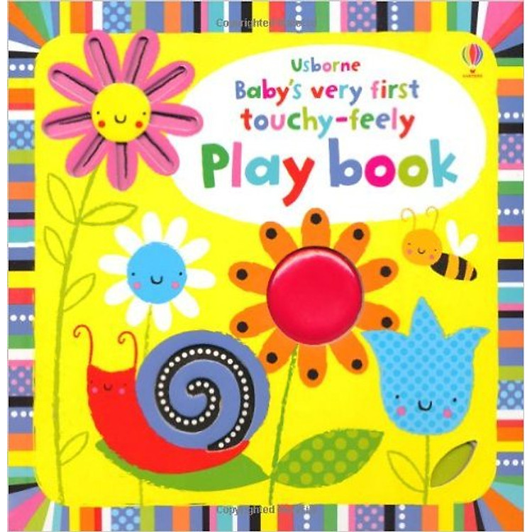 Sách tương tác tiếng Anh - Usborne Baby's very first Touchy-feely Play book