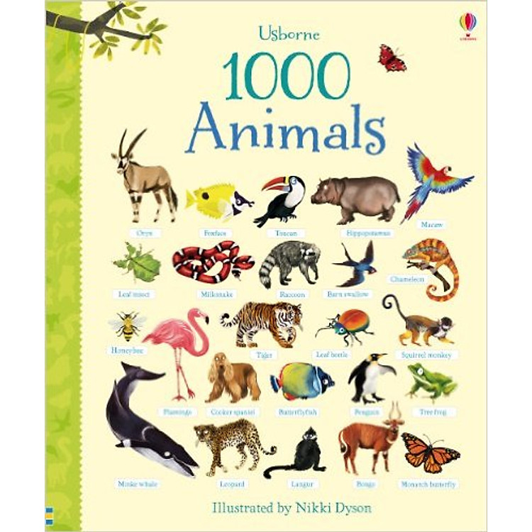 Sách thiếu nhi tiếng Anh - Usborne 1000 Animals