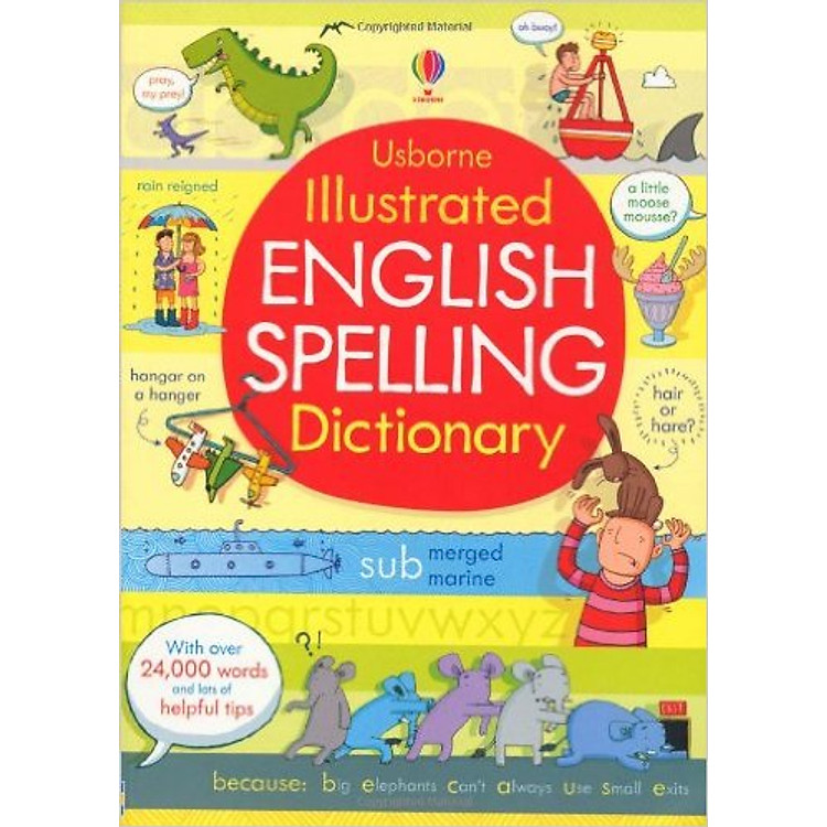 Sách Usborne Illustrated English Spelling Dictionary