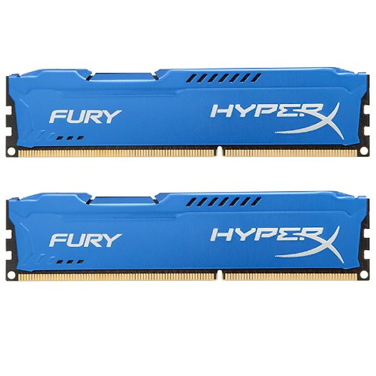 RAM Kingston 8G 1866 DDR3 CL10 Dimm (Kit of 2) HyperX Fury Blue - HX318C10FK2/8 - Hàng Chính Hãng