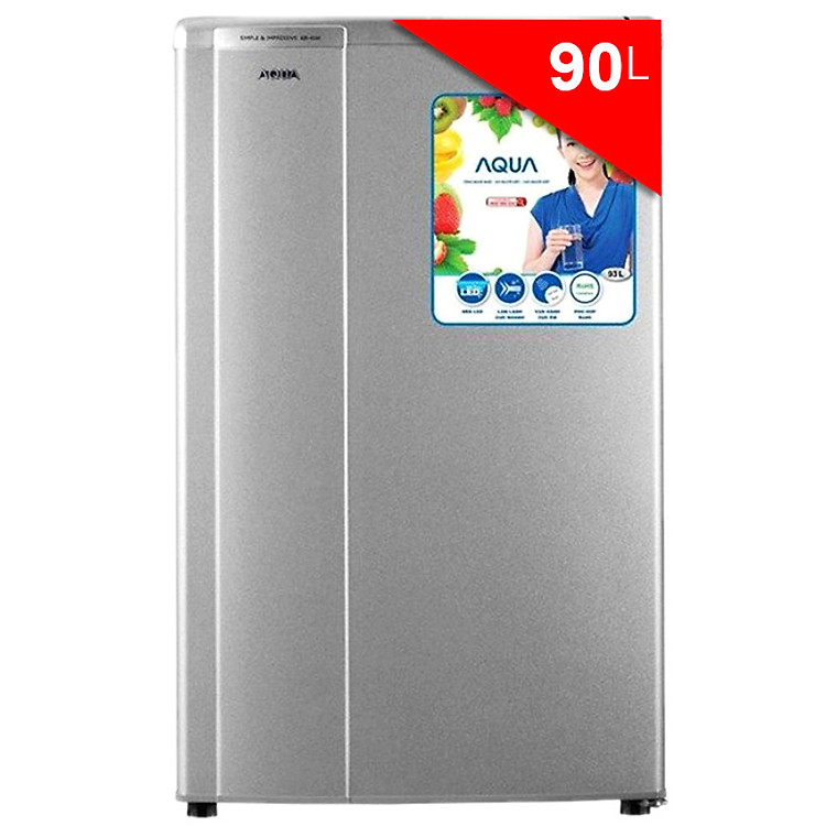 Tủ Lạnh Aqua AQR-95AR (90L) - Bạc - Hàng chính hãng