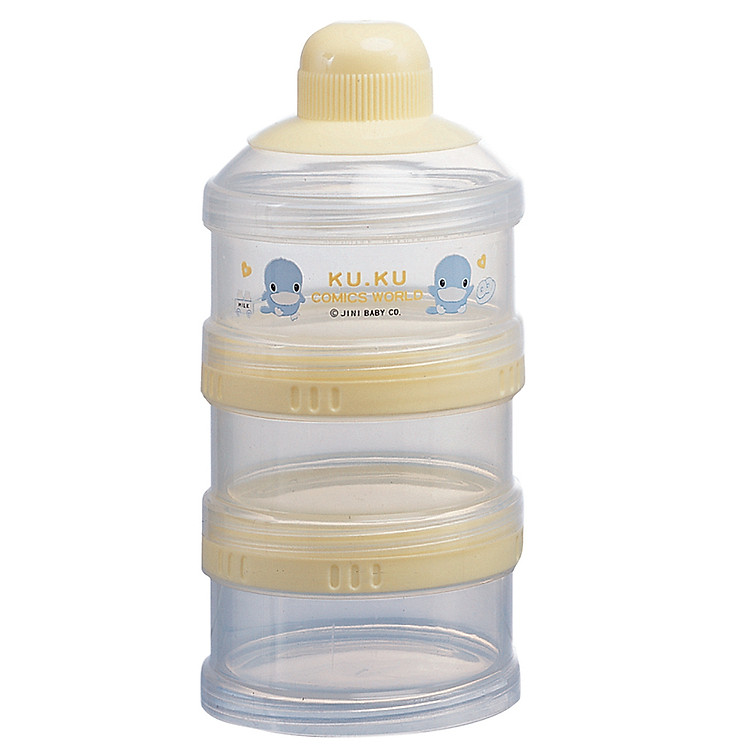 Hộp Chia Sữa 3 Ngăn Kuku KU5318 (120g)