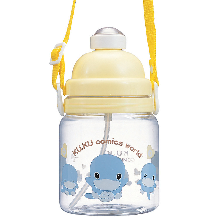 Bình Tập Uống Kuku Có Ống Hút KU5320 - 550ml