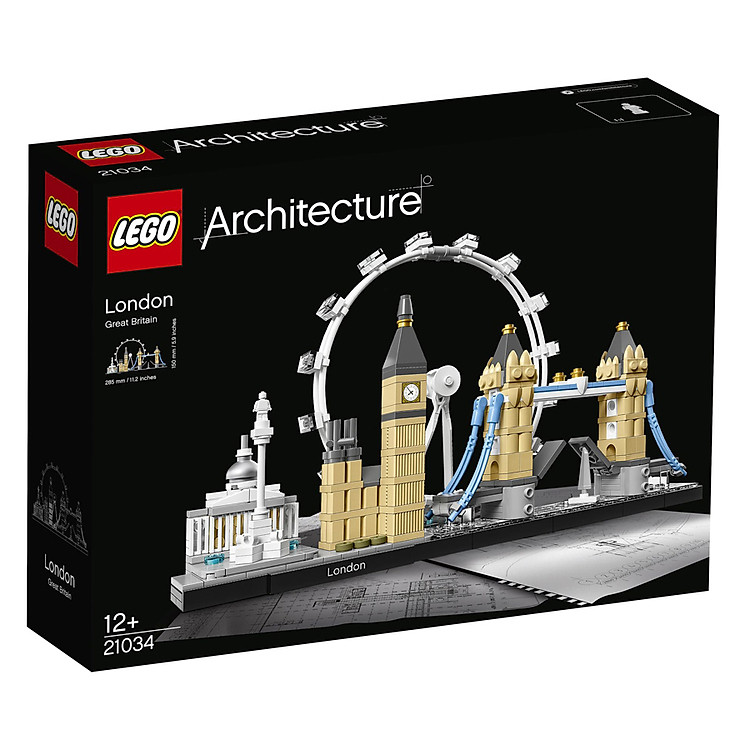 Mua tại Tiki: Bộ Lắp Ghép LEGO Architecture London 21034 Chính hãng Tiết kiệm