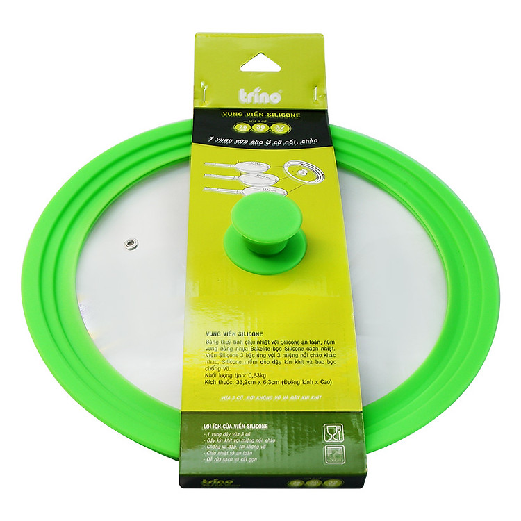 Vung Niền Silicone Trino USG-570L Vừa 3 Cỡ 28 Cm, 30 Cm, 32 Cm
