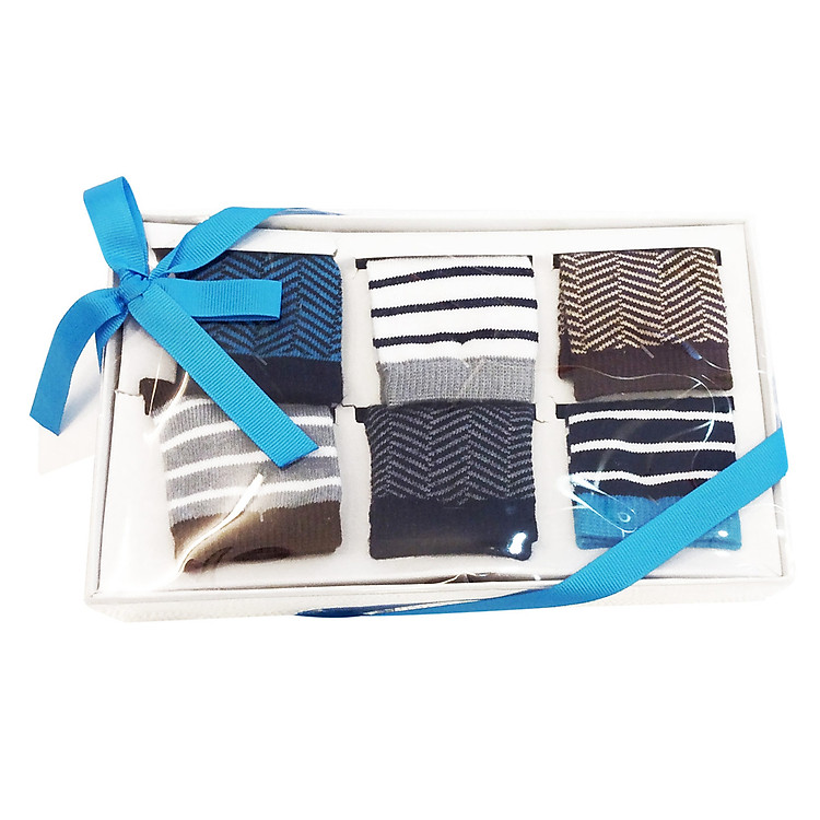 Bộ Quà Tặng Vớ Chân Cho Bé 0 - 6 Tháng Luvable Friends 54500 - Xanh Da Trời