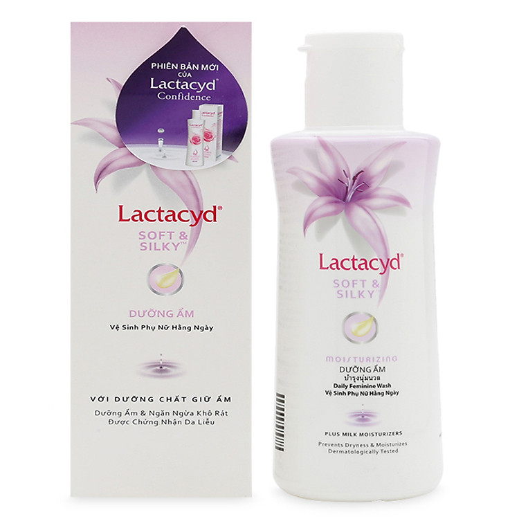Dung Dịch Vệ Sinh Phụ Nữ Lactacyd Soft & Silky (60ml) - 100646875