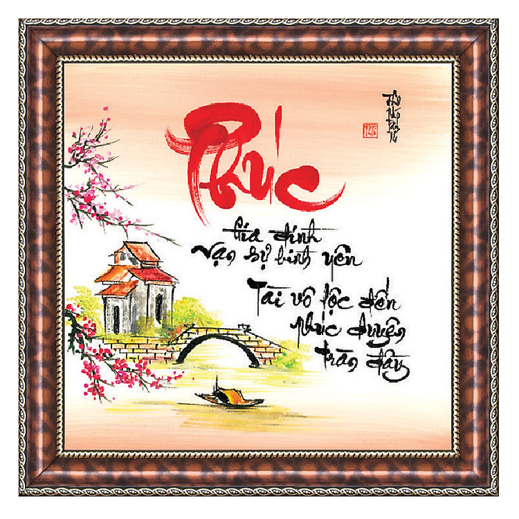 Tranh Thư Pháp Chữ Phúc Thế Giới Tranh Đẹp