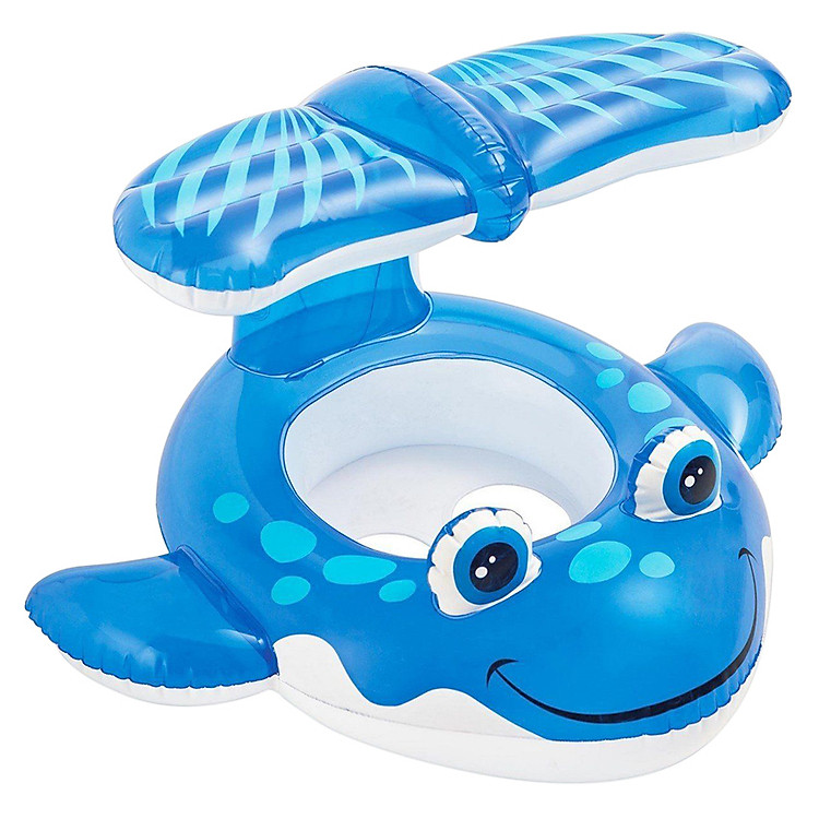 Phao Bơi Xỏ Chân Intex Cho Bé Dưới 6 Tuổi Hình Cá Voi Xanh 56593