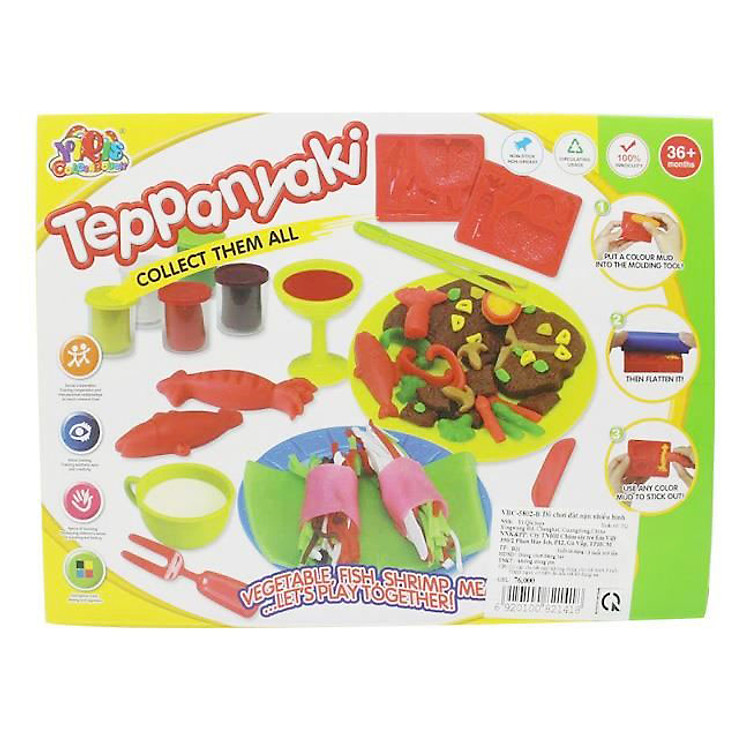 Đồ Chơi Đất Nặn Vbaby Care Hình Teppanyaki VBC-5802-B