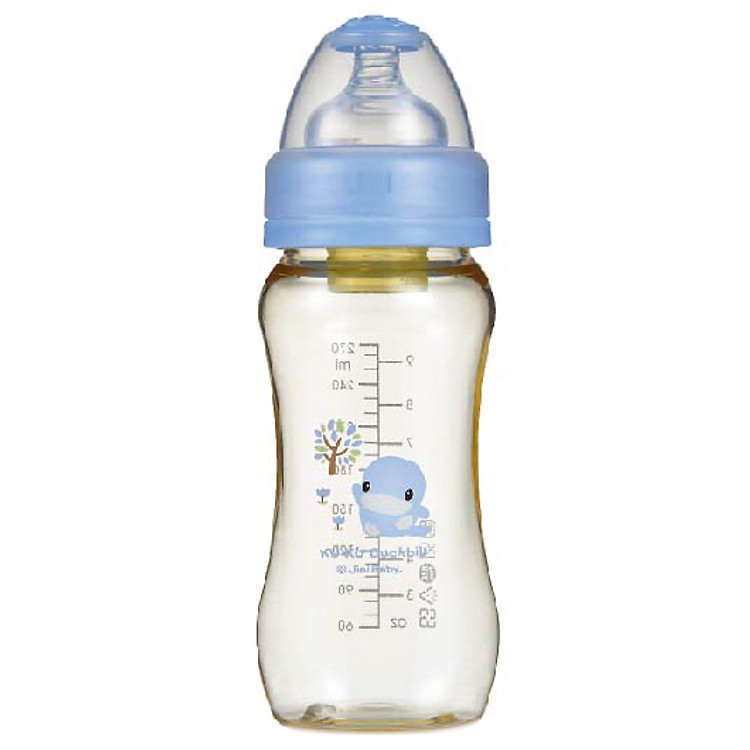 Bình Sữa Nhựa PES Cổ Rộng Kuku KU5827 (280ml)