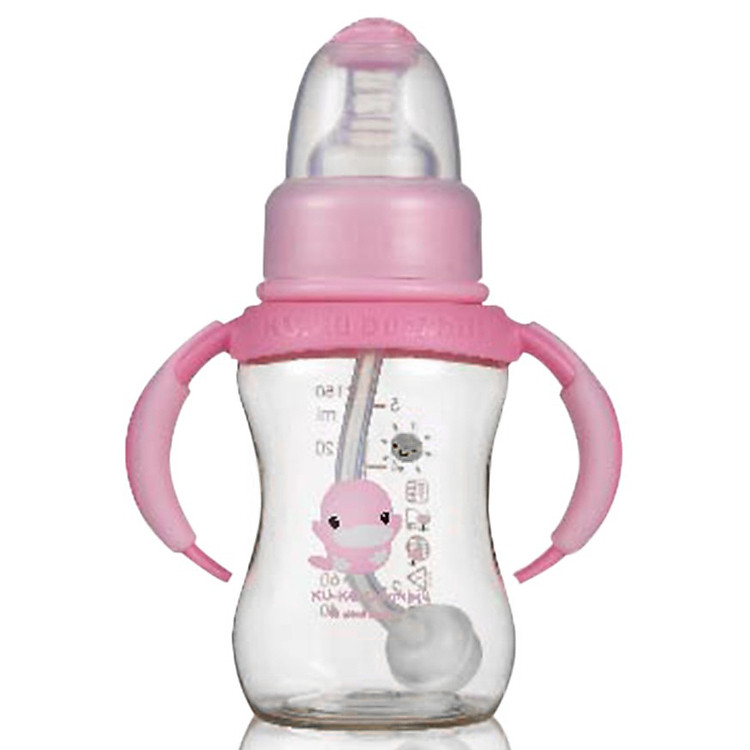 Bình Sữa Nhựa PES Kuku Có Tay Cầm KU5835 - 150ml