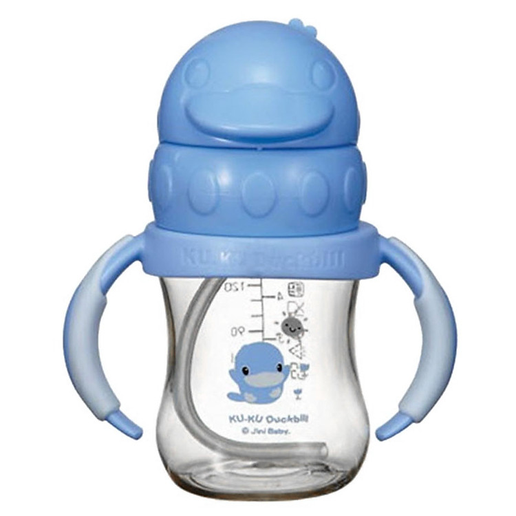 Bình Tập Uống Nhựa PES Kuku Có Tay Cầm KU5841 (140ml)