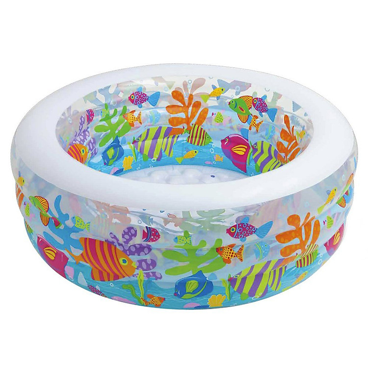 Bể Bơi Phao Intex Tròn In Hình Đại Dương 58480 (152 x 56cm)