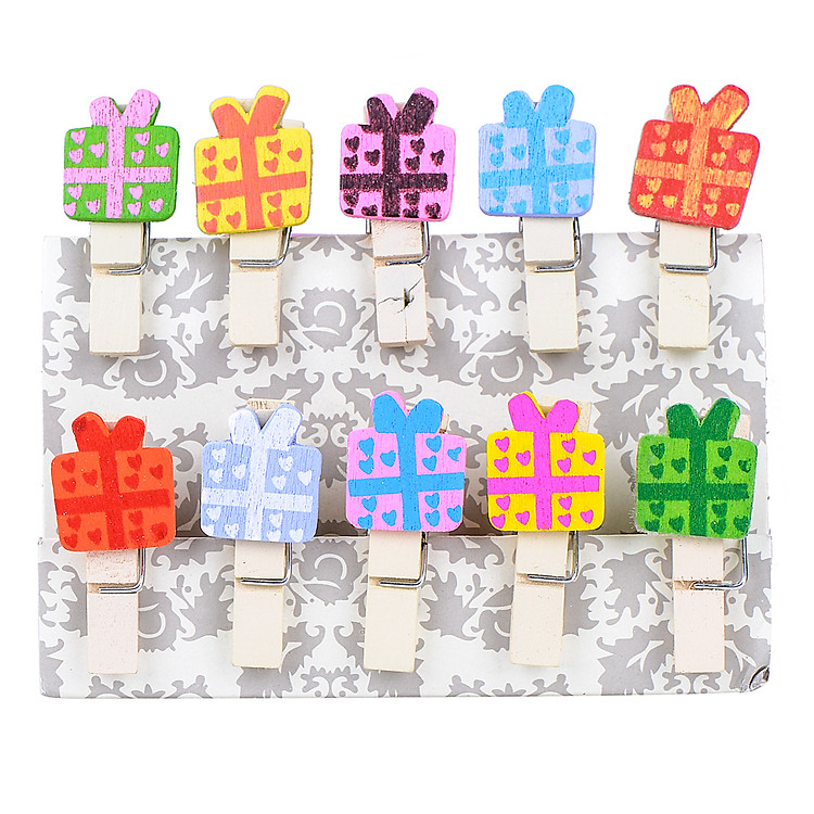 Bộ Kẹp Ảnh Gỗ - Gift