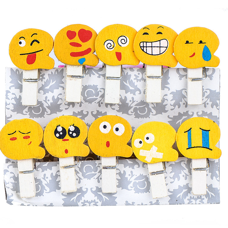 Bộ Kẹp Ảnh Gỗ - Icon Mẫu 1