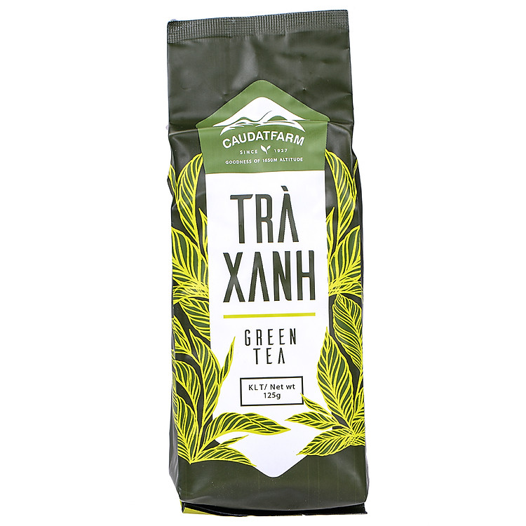 Trà Xanh Cầu Đất Farm - Đà Lạt Dạng Túi 125gr - CDTXBT0125