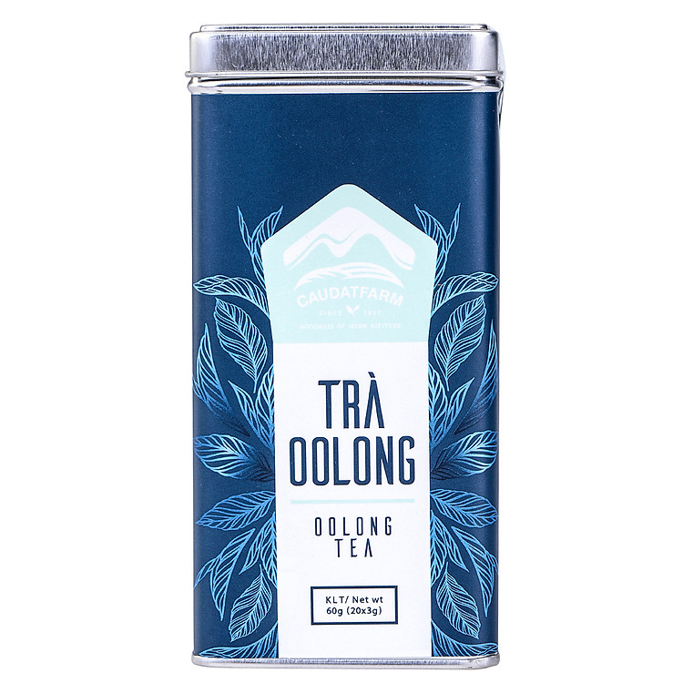 Trà Ôlong Cầu Đất Farm - Đà Lạt Dạng Lon 60gr - CDTOLT0060