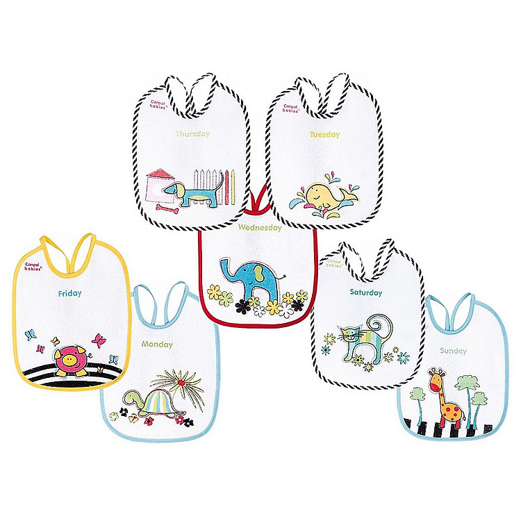 Bộ 7 Yếm Cotton Canpol 2/102