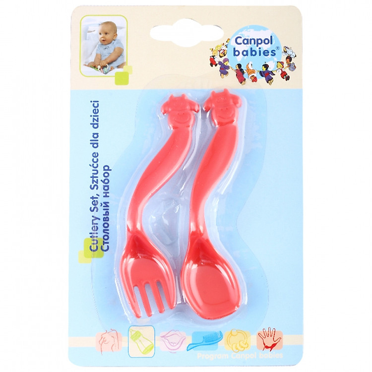 Bộ Muỗng Nĩa Tập Ăn Canpol 2/105