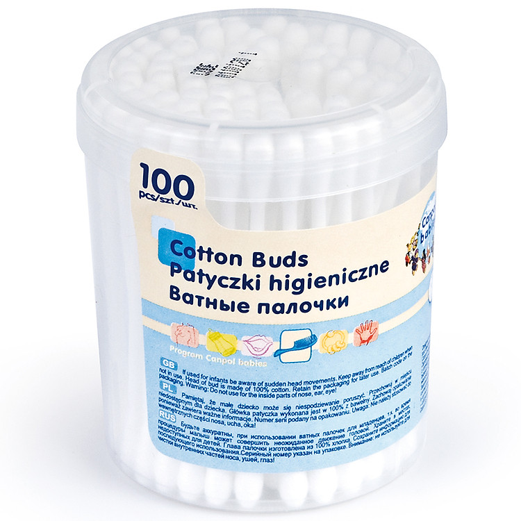 Bông Ngoáy Tai Canpol - Cotton Buds 100pcs - 3/112