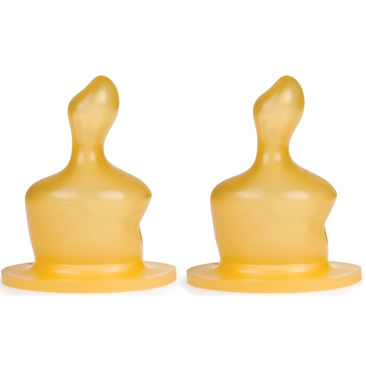 Bộ 2 Núm Ty Tập Uống Cao Su Chảy Nhanh Canpol 23/103