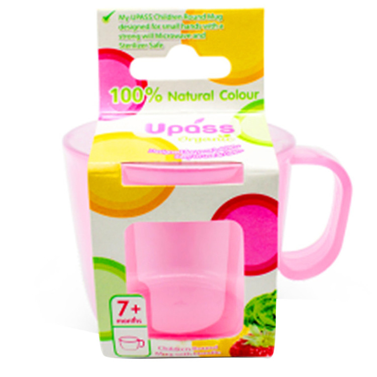 Cốc Uống Nước Có Quai Hữu Cơ Upass UP0193OH – Màu Hồng