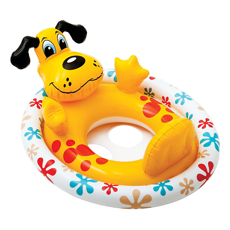 Phao Xỏ Chân Intex Hình Chó Con 59570 (77 x 58cm)