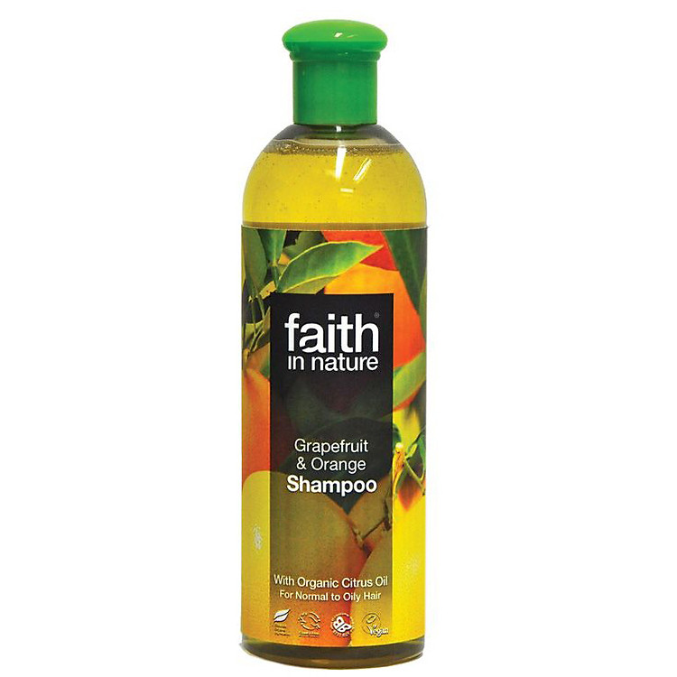 Dầu Gội Cam Và Bưởi Mọc Tóc, Trị Tóc Dầu Faith In Nature 5GR (400ml)