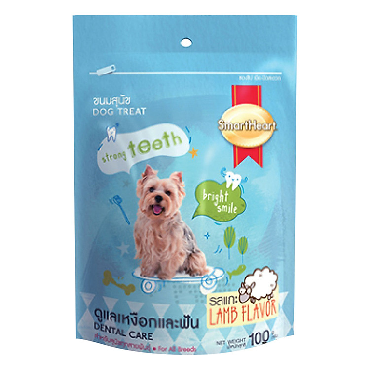 Đồ Ăn Chó Bánh Xương Khoáng Chất Giúp Chăm Sóc Răng và Nướu Chắc Khỏe SmartHeart (100g)