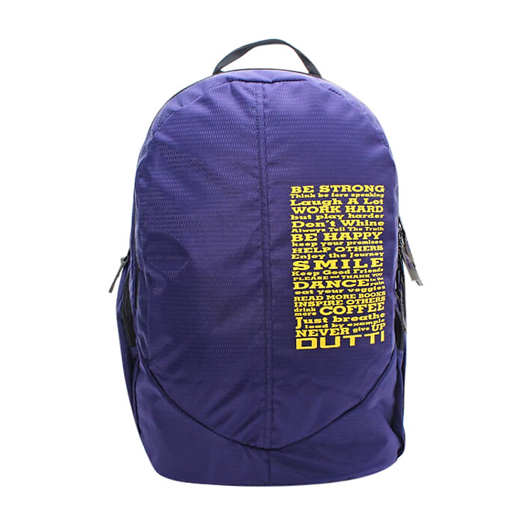 Balo Unisex Dutti No.06 - Tím In Nổi