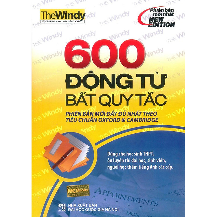 600 Động Từ Bất Qui Tắc (Không Kèm CD)