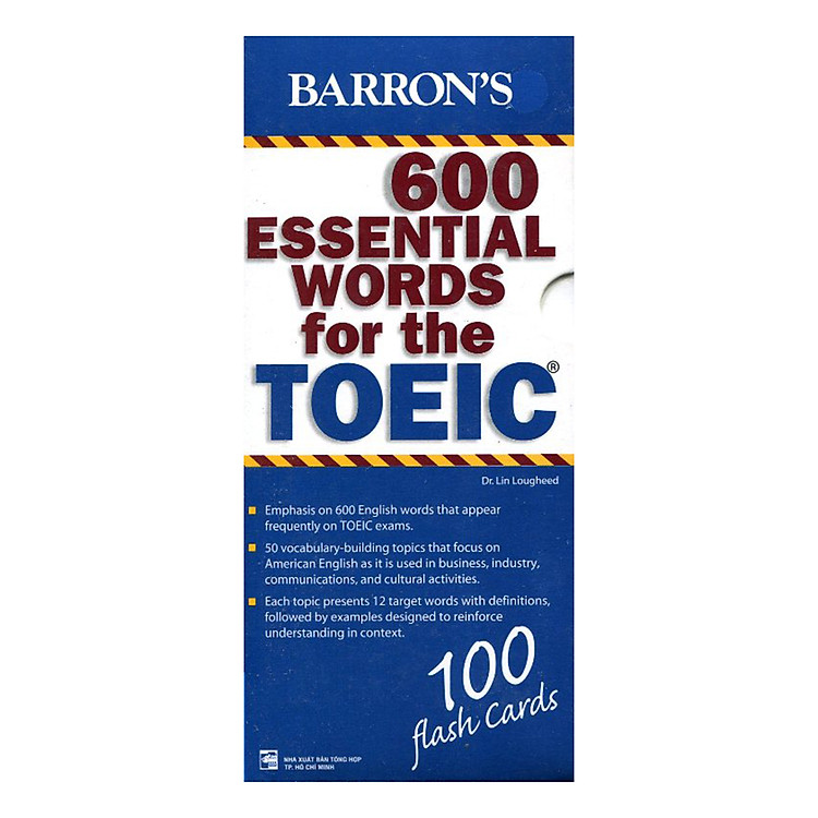 Hộp Flash Cards - 600 Essential Words For The TOEIC