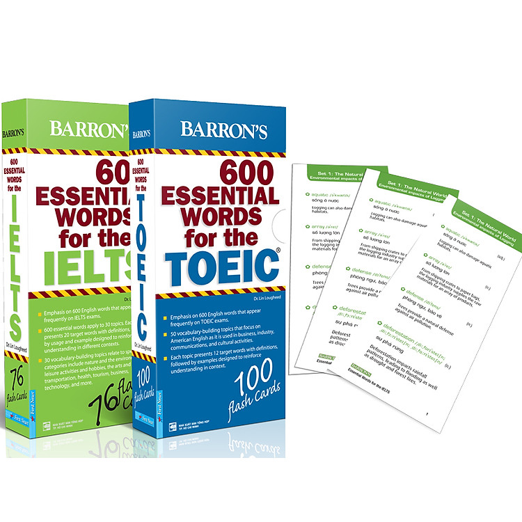 Hộp FC 600 Essential Words For The TOEIC