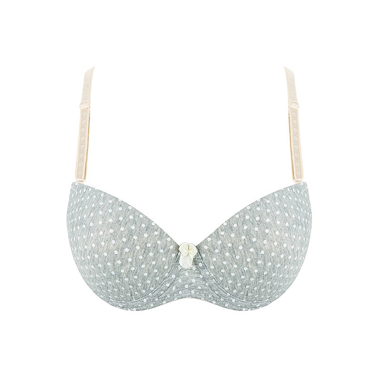 Áo Ngực Nữ Jazzy 6008 - Chấm Bi Xám