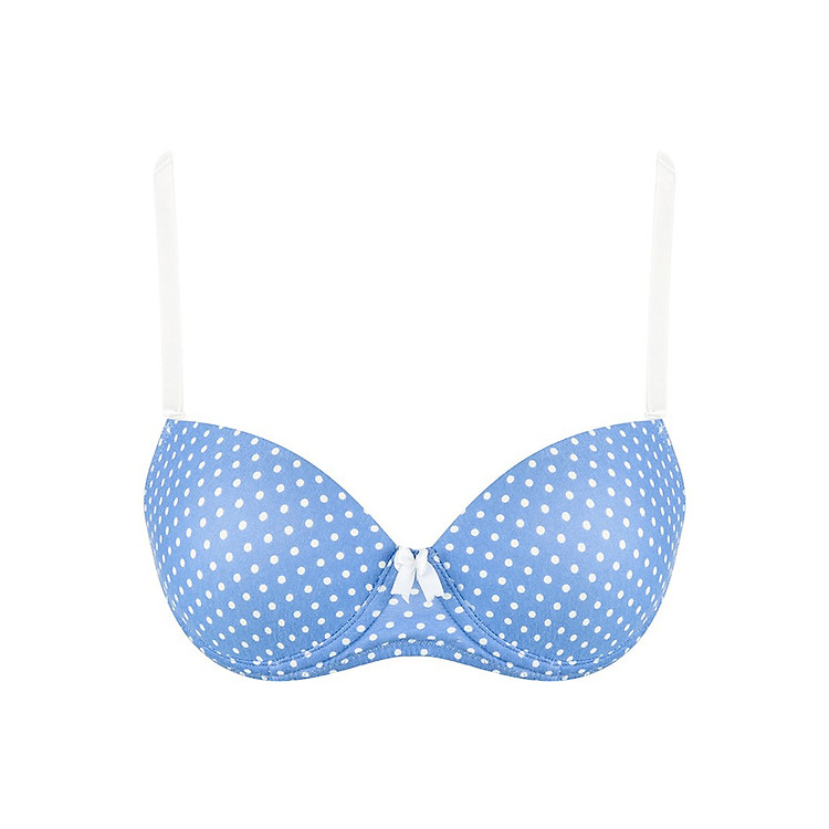 Áo Ngực Nữ Jazzy 6008 - Chấm Bi Xanh Dương