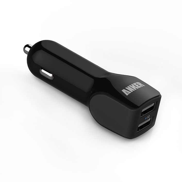 Sạc Xe Hơi Anker 2 Cổng USB - 71AN2452CSS-BA - Hàng Chính Hãng