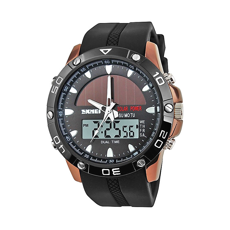 Đồng Hồ Nam Dây Plastic SKMEI DG1058HR - Đen
