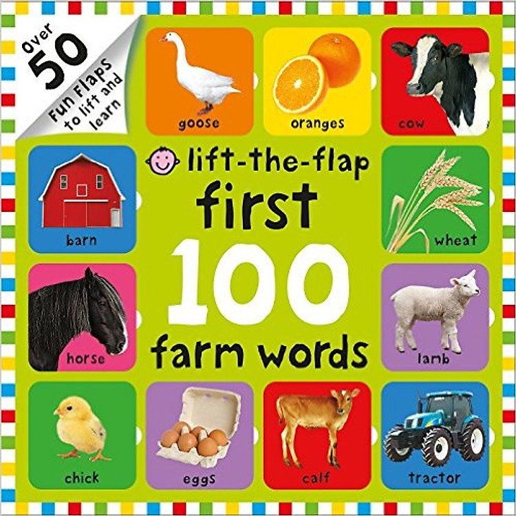 Sách First 100 Farm Words: Lift-the-Flap