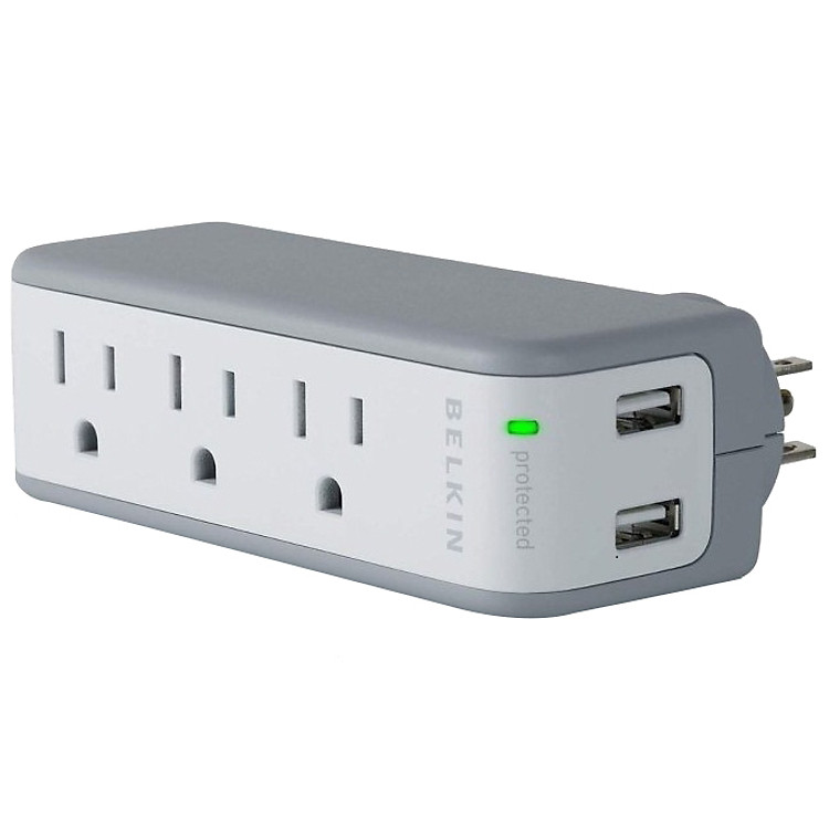 Sạc Xe Hơi Nguồn Mini Universal BZ103050THTVL 2 Cổng USB - Hàng Chính Hãng