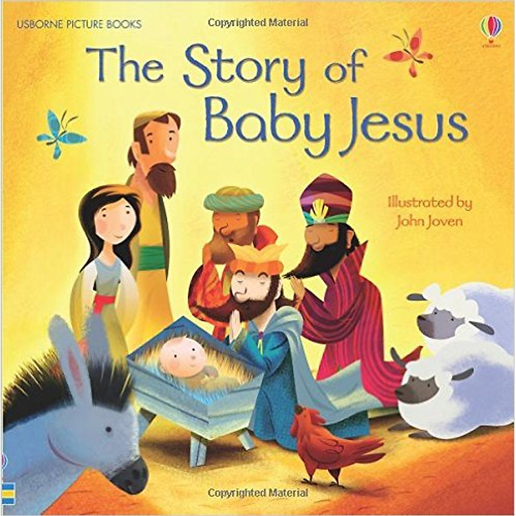 Sách Usborne The Story of Baby Jesus