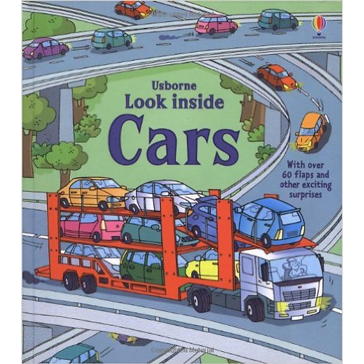Sách tương tác tiếng Anh - Usborne Look inside Cars