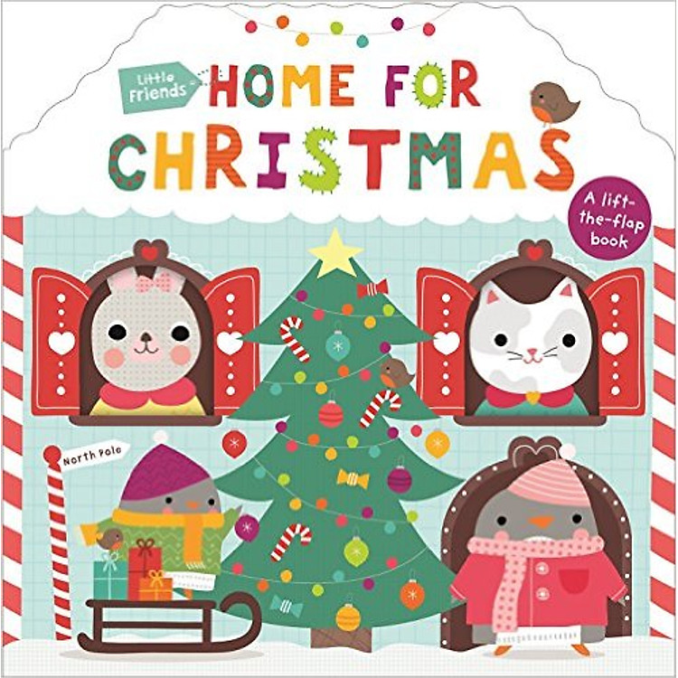 Sách Little Friends: Home For Christmas (Christmas books)